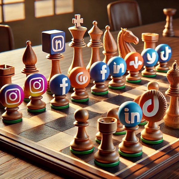 strategie multi canal réseaux sociaux