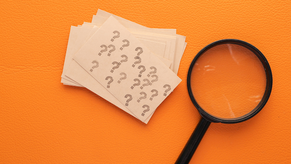 visuel FAQ question formation